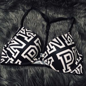 VS PINK T-Back Front Clasp Bra